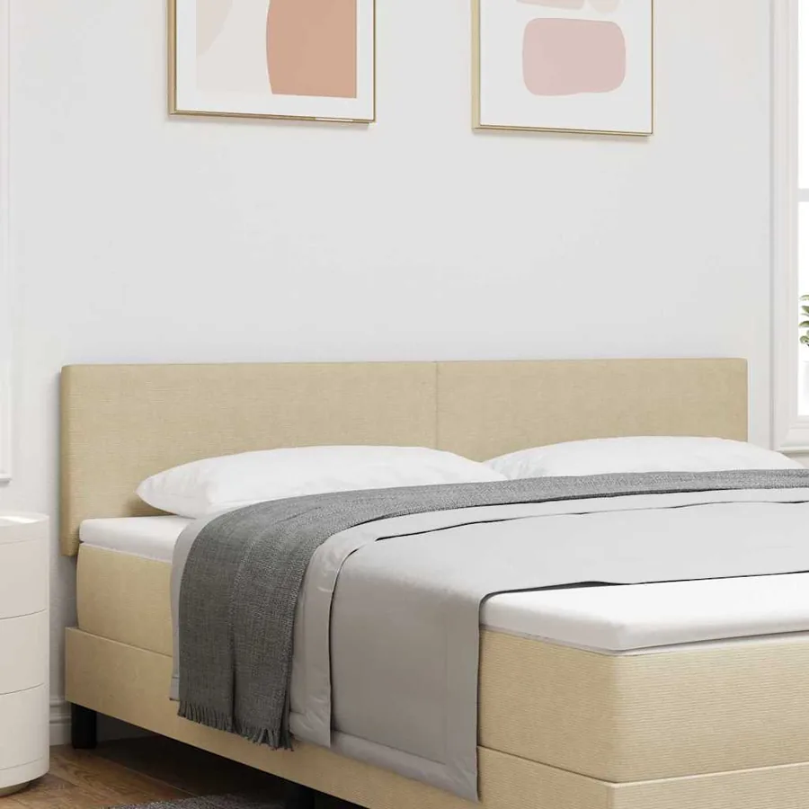 Tête de lit LED Vert gris 180 cm Tissu en velours côtelé