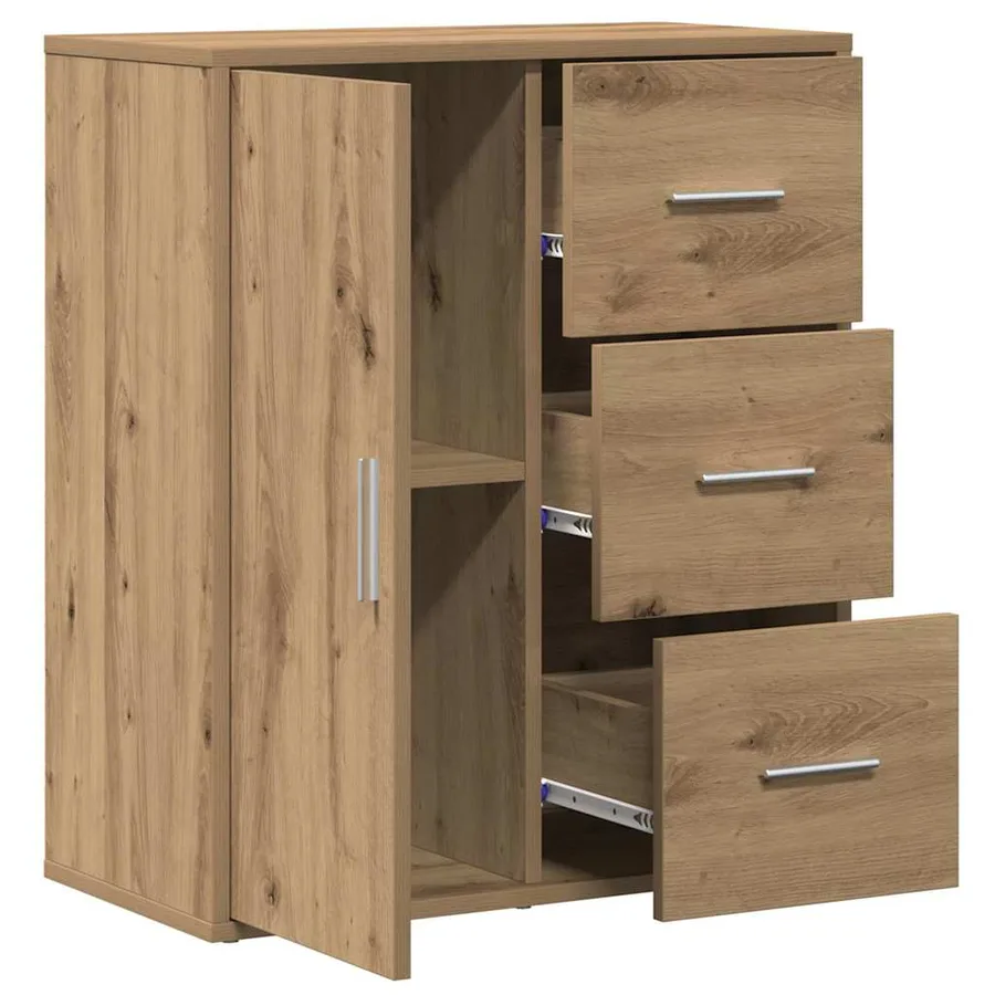 Buffet Chêne artisanal 60 x 31 x 70 cm Bois d'ingénierie - 5