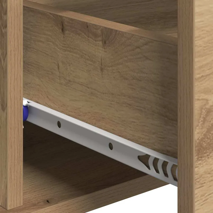 Buffet Chêne artisanal 60 x 31 x 70 cm Bois d'ingénierie - 9