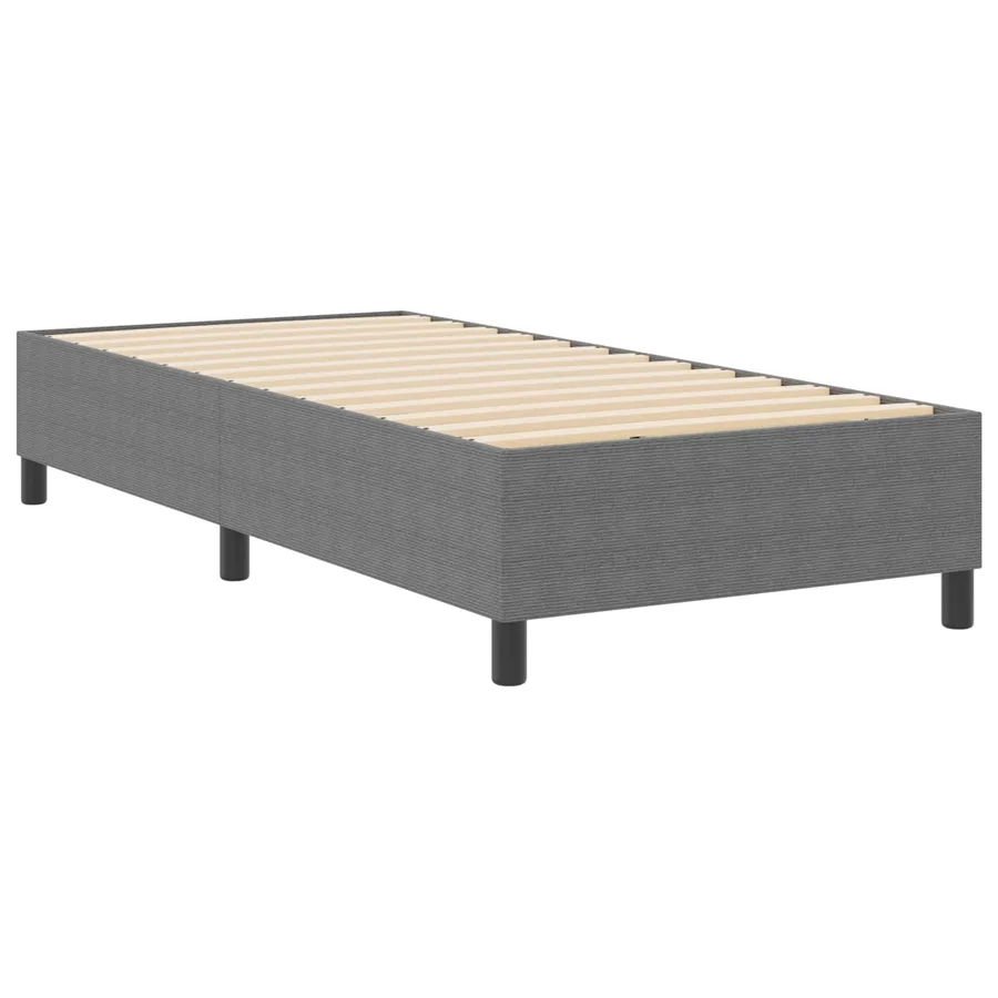 Cadre de lit plateforme Gris clair 100 x 200 cm - 2