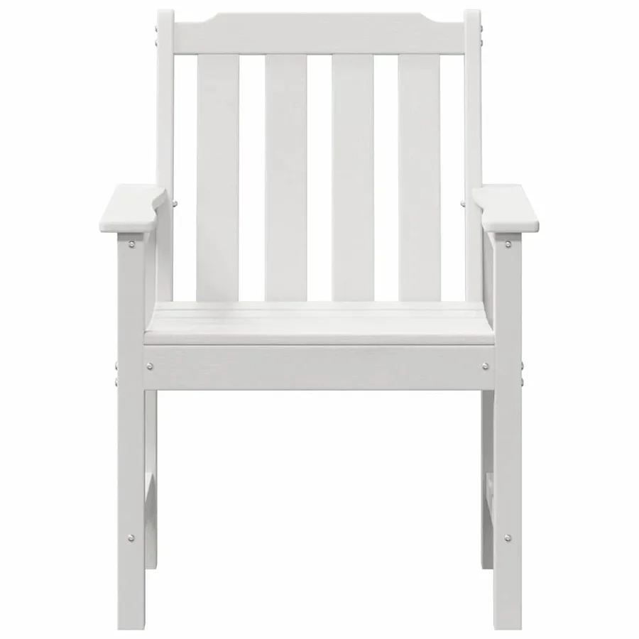 Chaise de jardin 4 pcs Blanc 65,5 x 59 x 88 cm Polyéthylène - 5