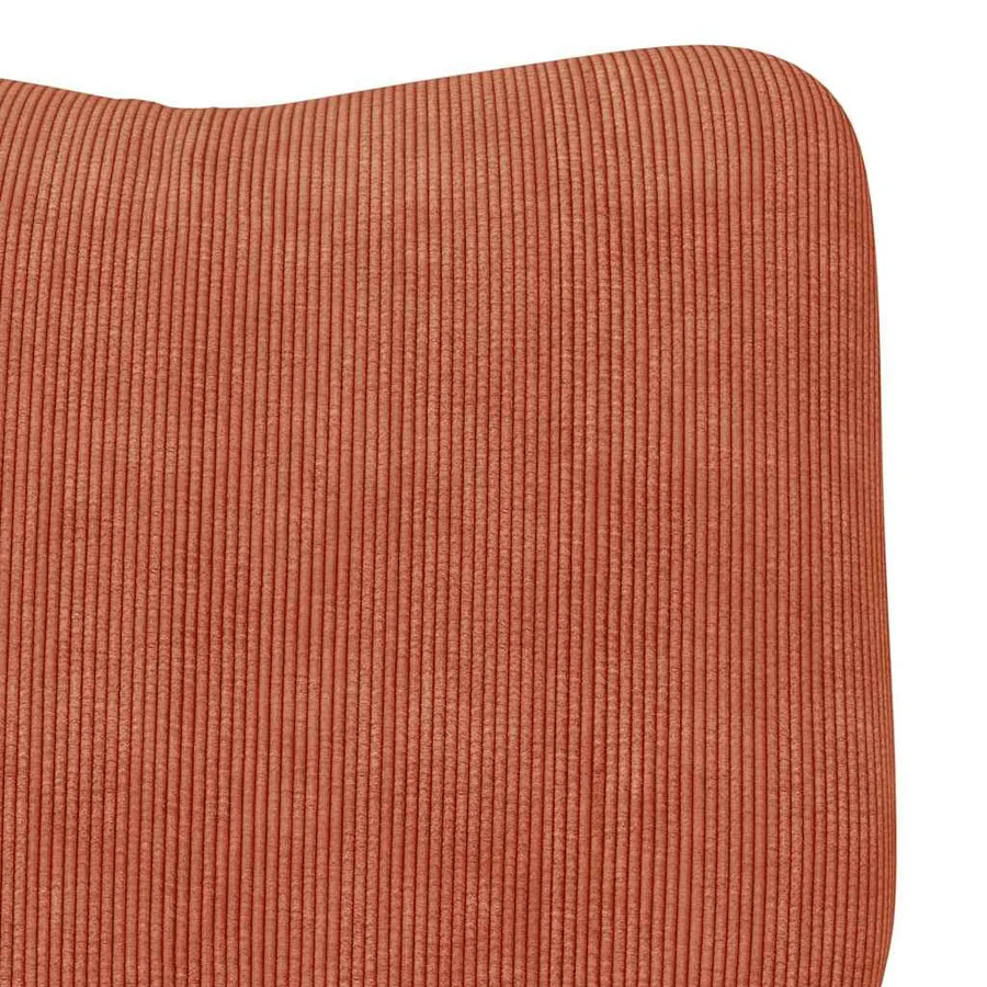 fauteuil Rouge orange 63 x 67 x 94 cm tissu - 7
