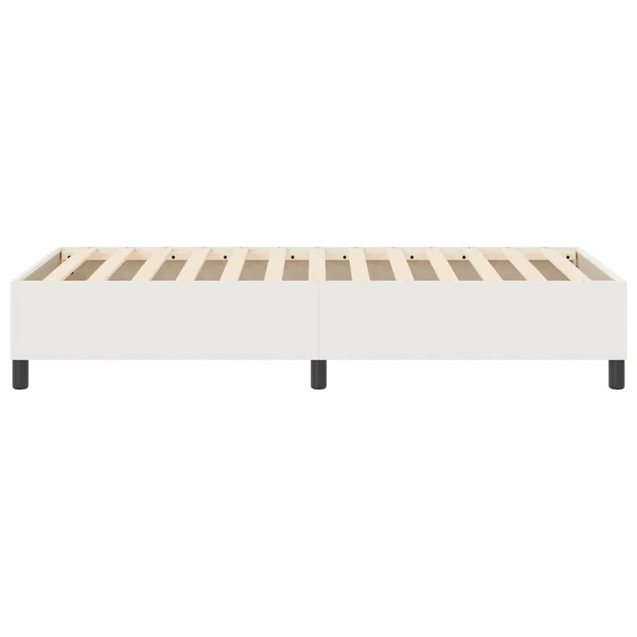 Cadre de lit plateforme Crème 90 x 190 cm - 6