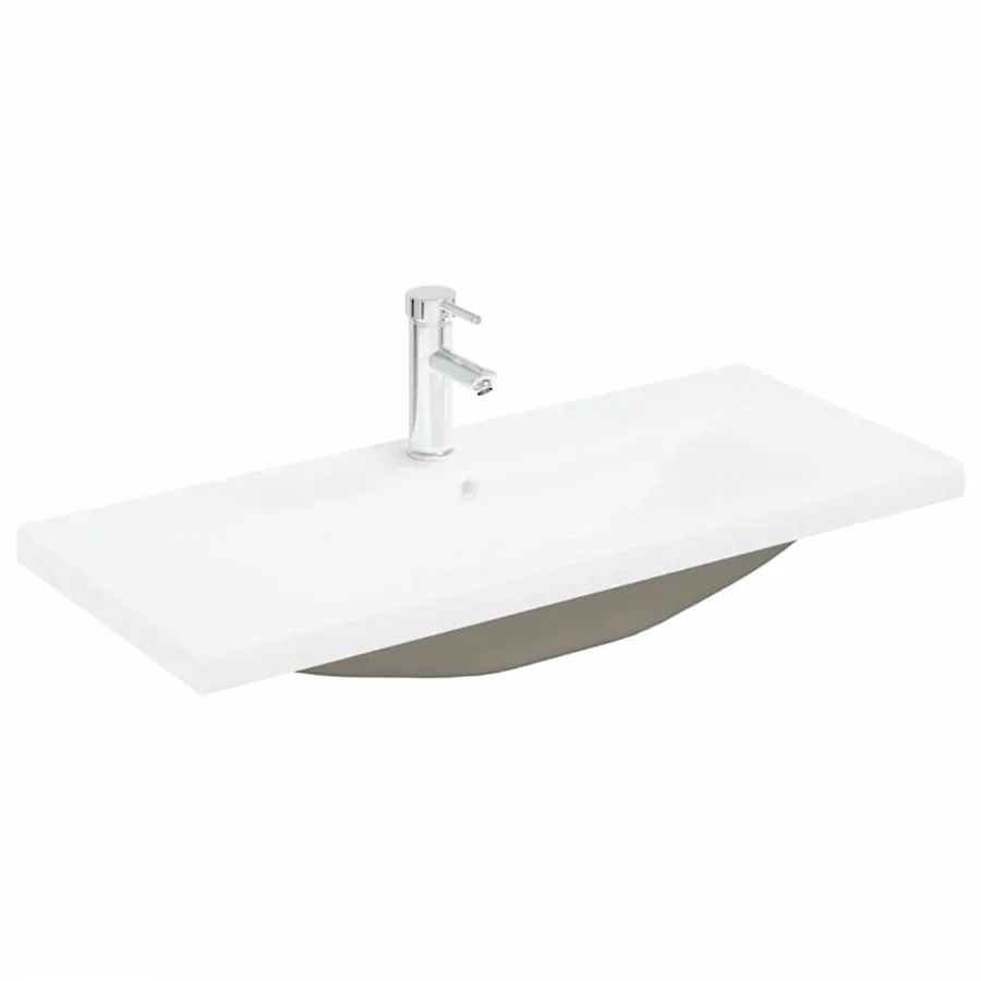 Ensemble de mobilier de salle de bain 3 pcs Chêne noir - 5
