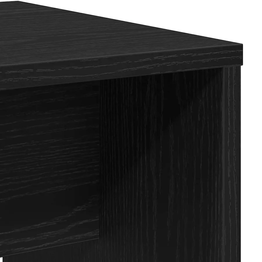 Ensemble de table de maquillage LED 2 pcs Chêne noir - 14