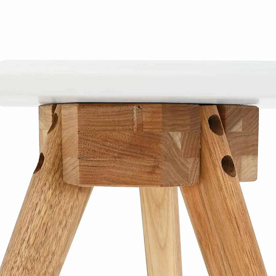 Table basse 3 pcs Marron Bois de noyer massif - 10