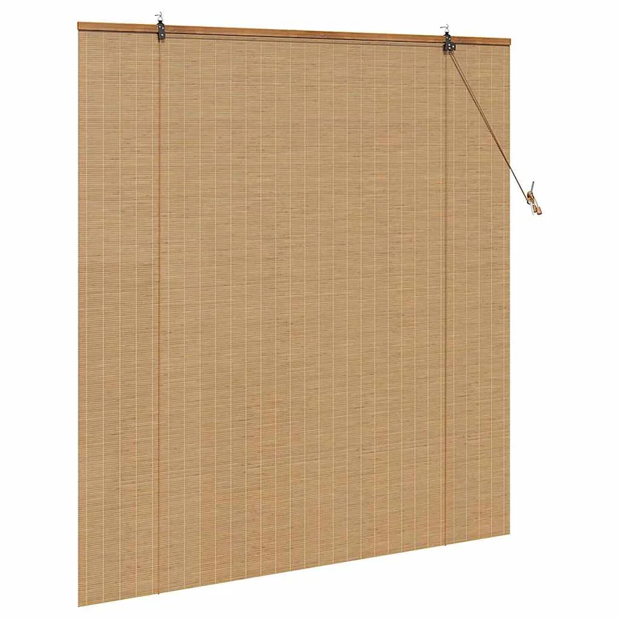 Store enrouleur Marron 140 x 160 cm Bambou - 4