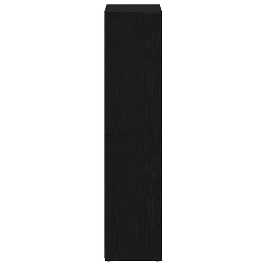 Bibliothèque en chêne noir 66 x 30 x 130 cm bois d'ingénierie - 6