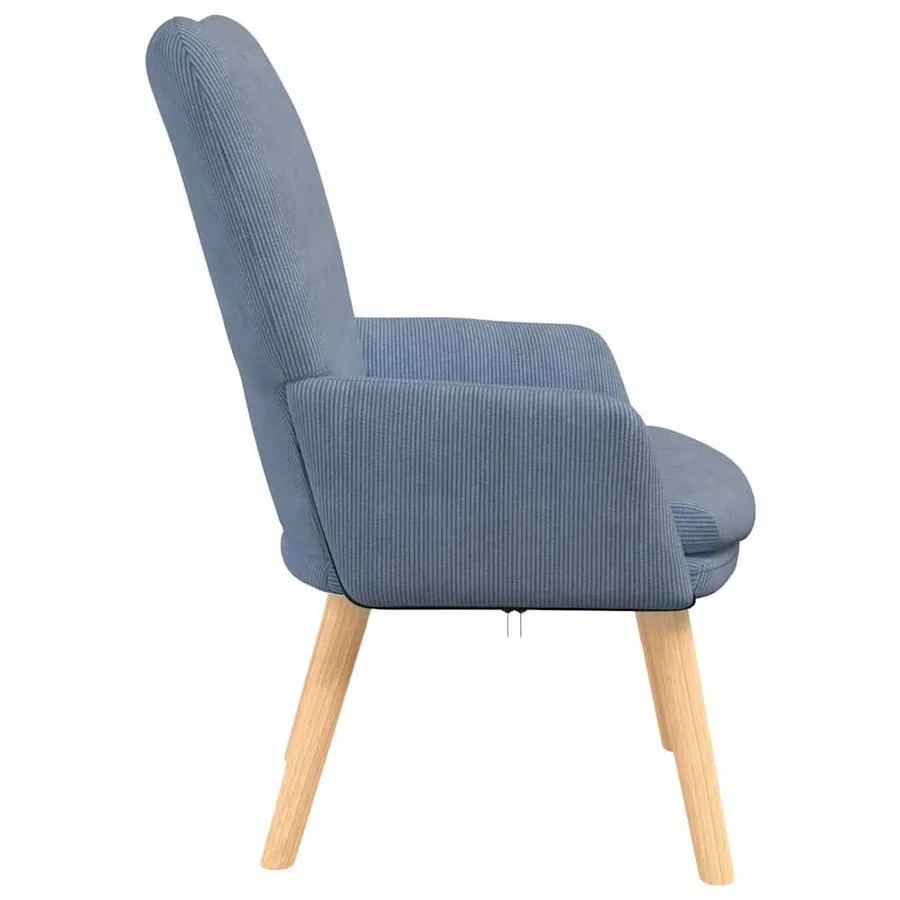 fauteuil Bleu 63 x 67 x 94 cm tissu - 5