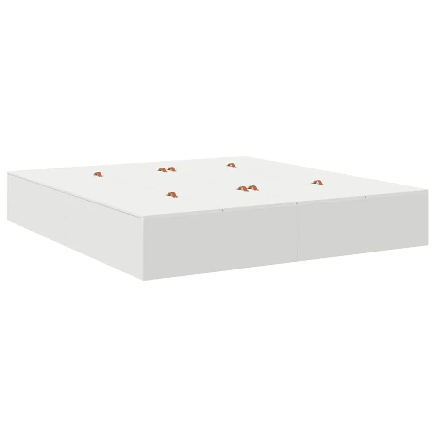 Cadre de lit avec rangement avec stockage Blanc 180 x 200 cm - 5