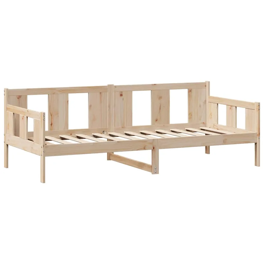 Lit de jour avec tiroirs sans matelas 90x190 cm bois massif - 7