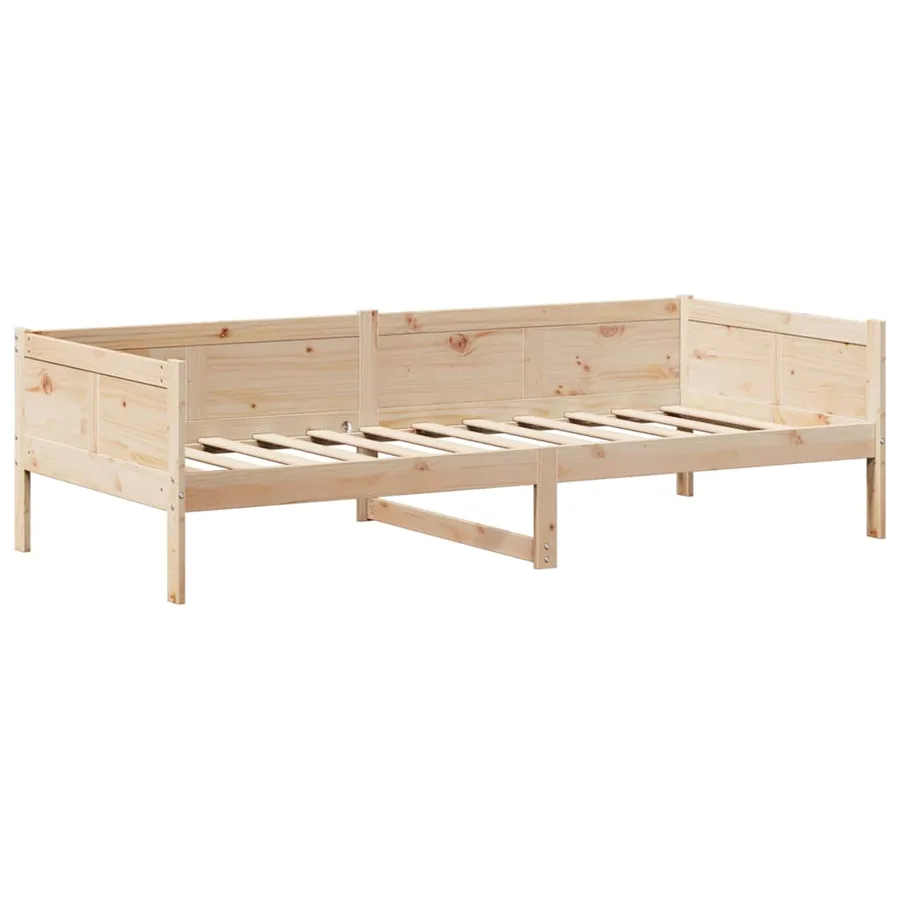 Lit de jour avec toit sans matelas 80x200 cm bois massif - 6
