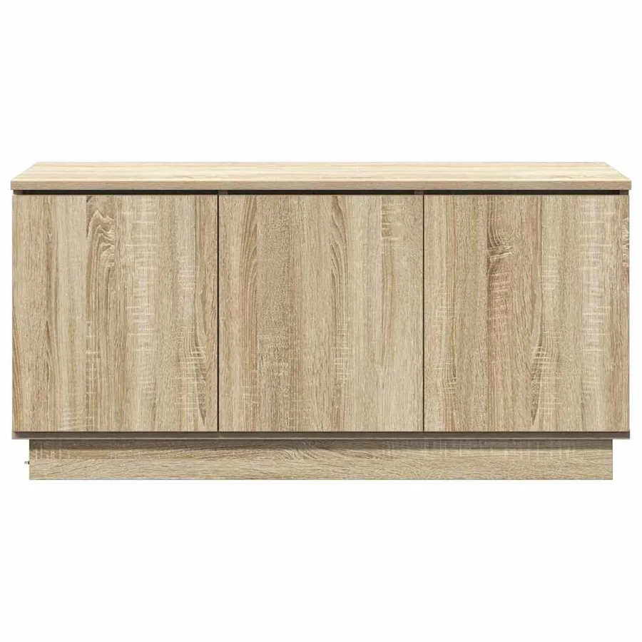 Meuble TV Chêne Sonoma 100 x 38 x 49 cm Bois d'ingénierie - 7