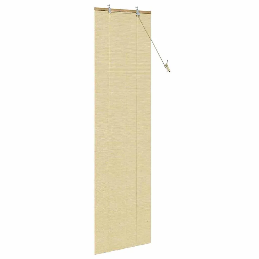 Store enrouleur Nature 60 x 220 cm Bambou - 4
