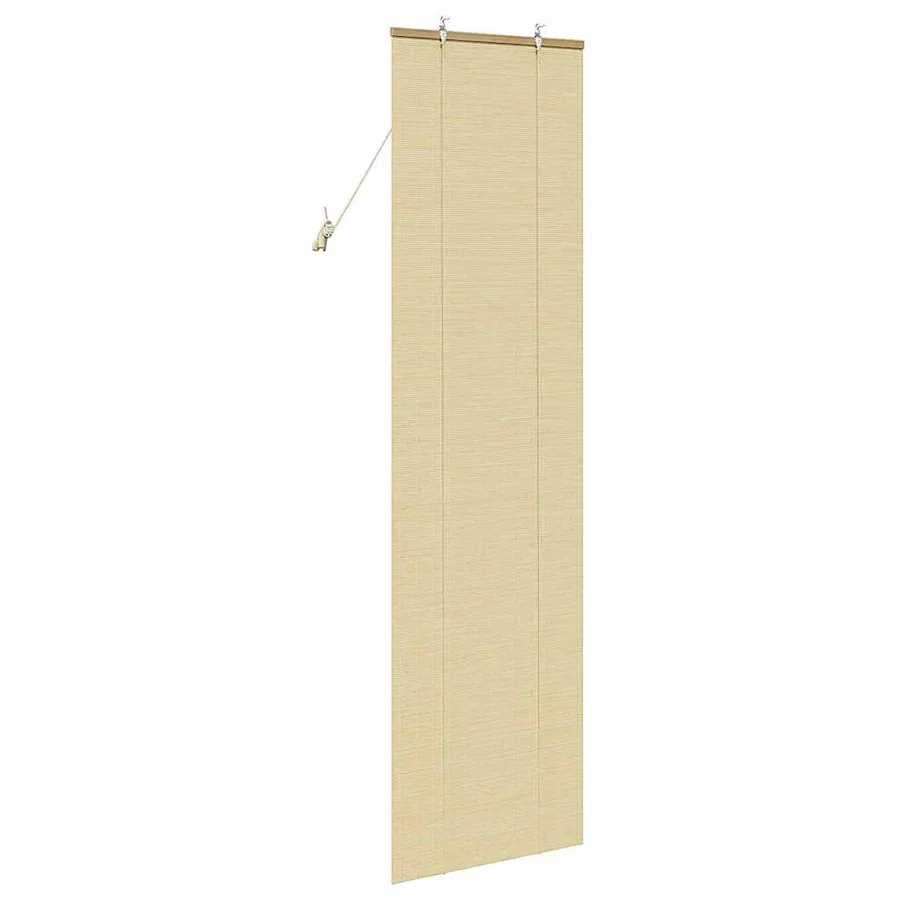 Store enrouleur Nature 60 x 220 cm Bambou - 5