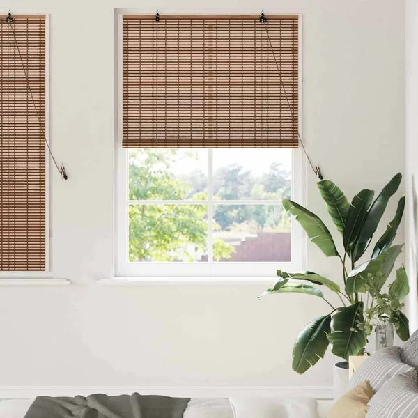Store enrouleur Marron 100 x 160 cm Bambou