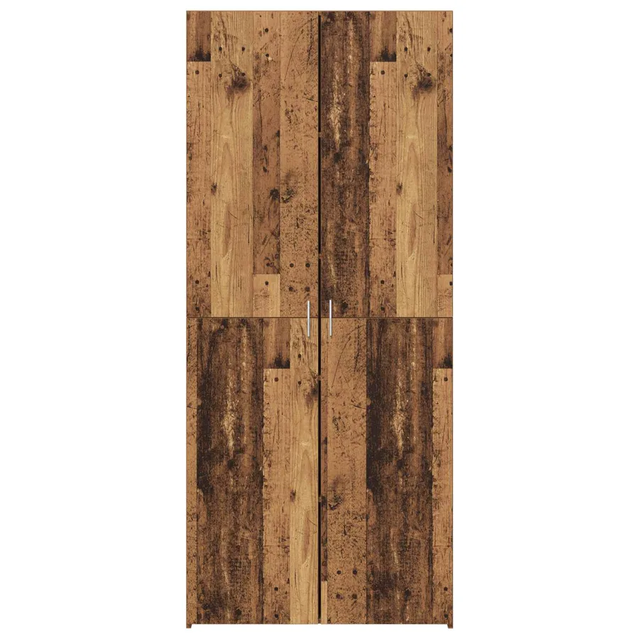 Haut Armoire Bois ancien 80 x 42 x 185 cm - 6