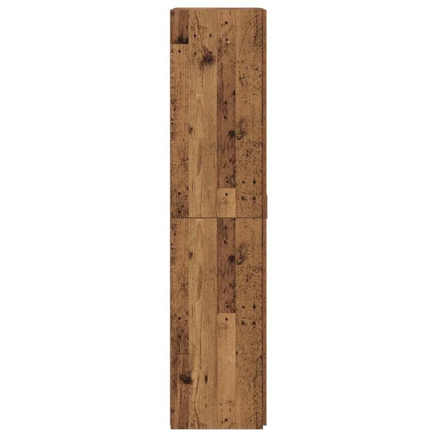 Haut Armoire Bois ancien 80 x 42 x 185 cm - 7