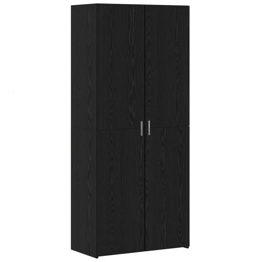 Haut Armoire Chêne noir 80 x 42 x 185 cm