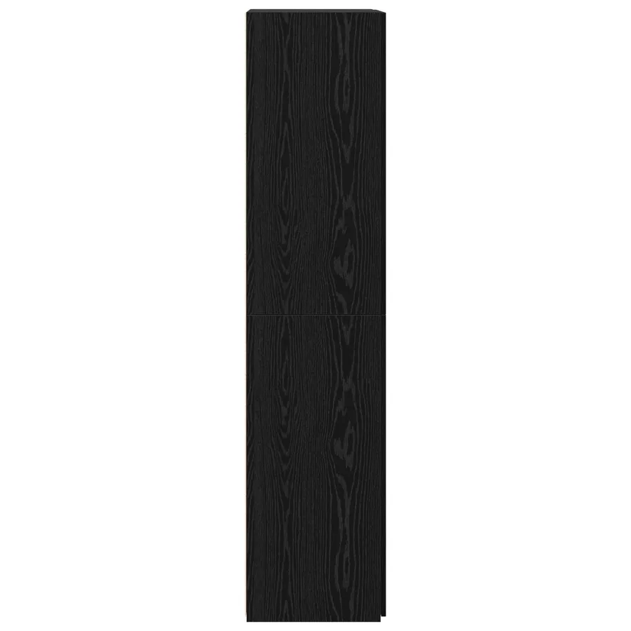Haut Armoire Chêne noir 80 x 42 x 185 cm - 5