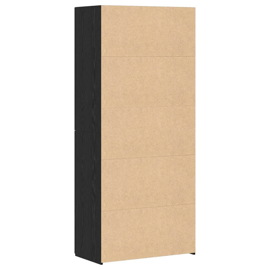 Haut Armoire Chêne noir 80 x 42 x 185 cm - 6