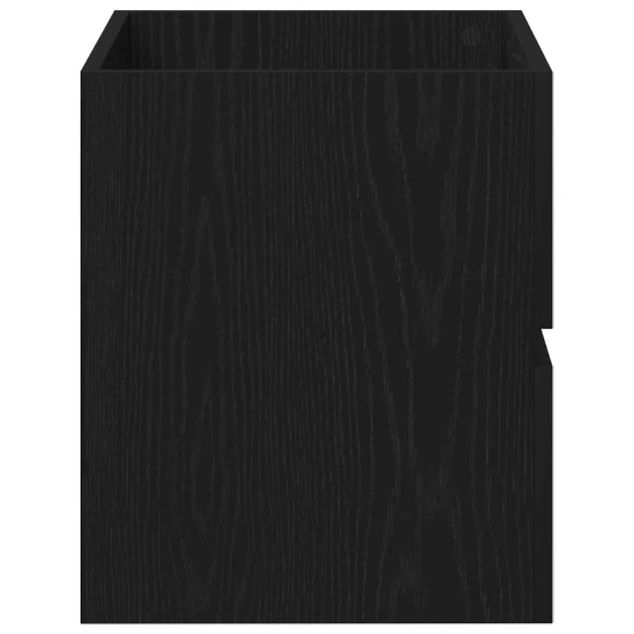 Meuble de Lavabo de Salle de Bain Chêne noir 60 x 38,5 x 45 cm - 7