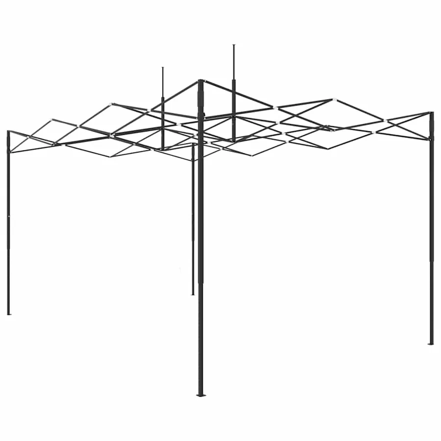 Serre avec cadre pop-up avec toit Vert 290 x 430 x 315 cm Fer - 5