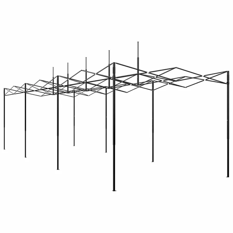 Serre avec cadre pop-up avec toit Vert 290 x 870 x 315 cm Fer - 5