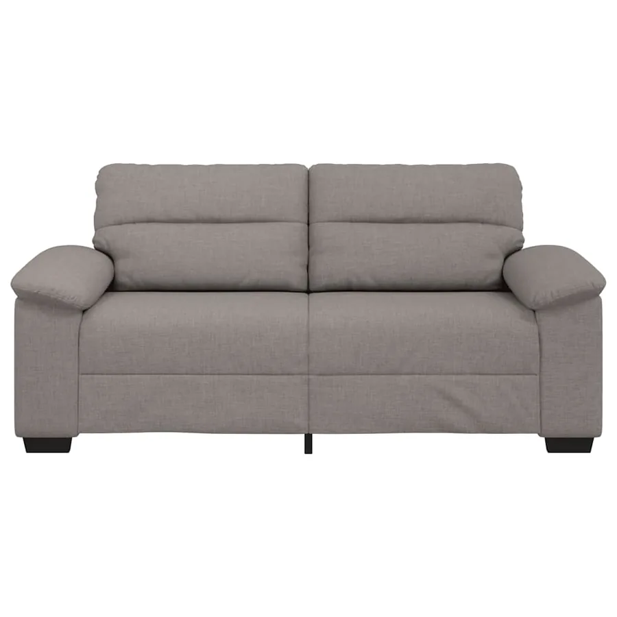 Canapé 2 places taupe 180x81x84 cm en tissu - 4