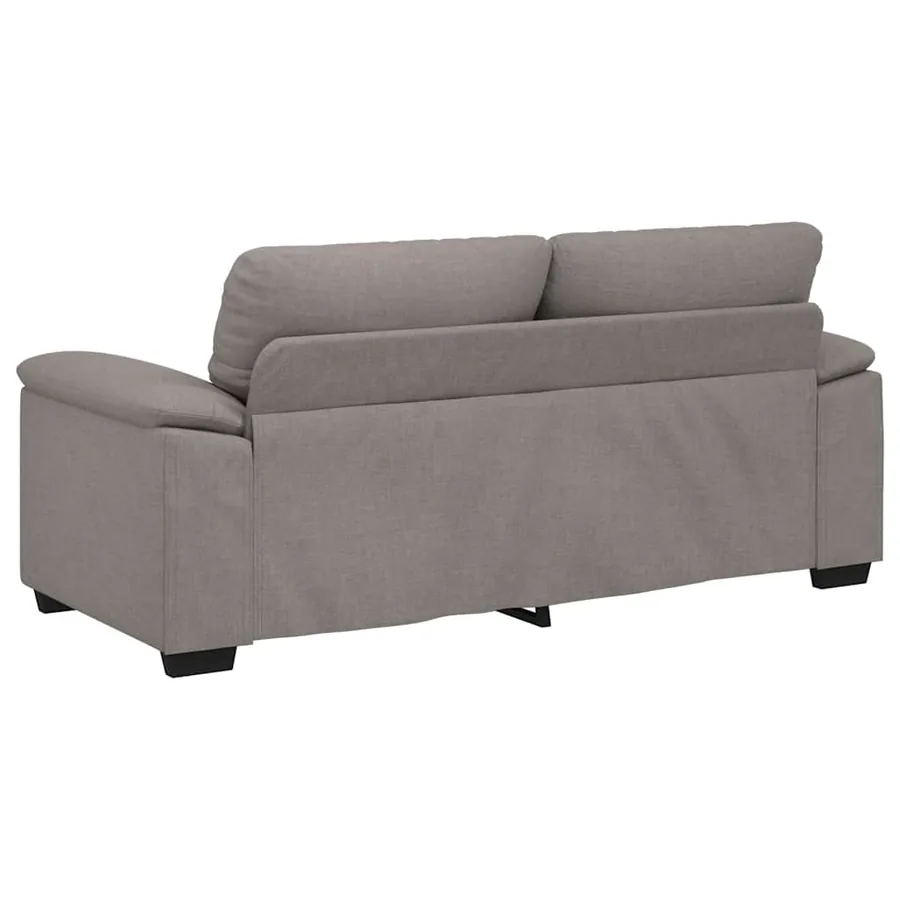 Canapé 2 places taupe 180x81x84 cm en tissu - 6