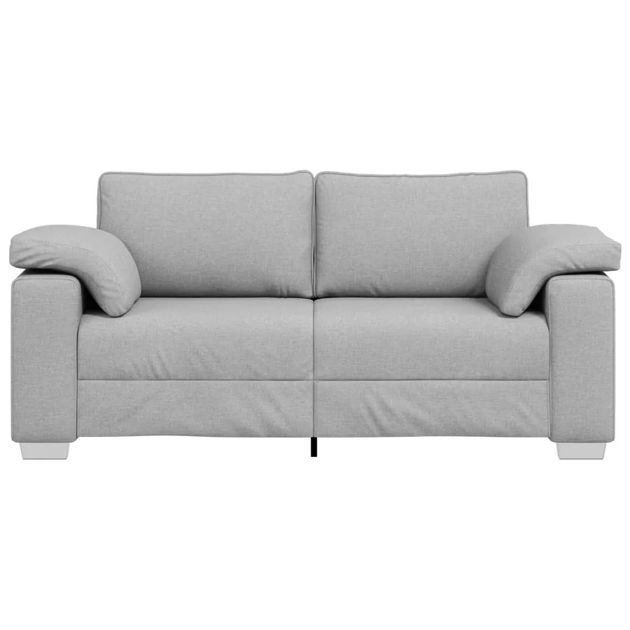 Canapé deux places Gris nuage 180 cm tissu - 4