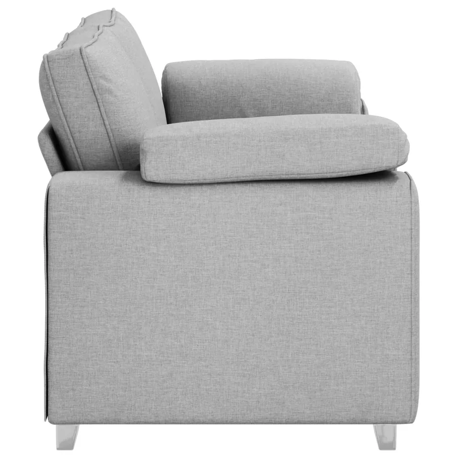 Canapé deux places Gris nuage 180 cm tissu - 5