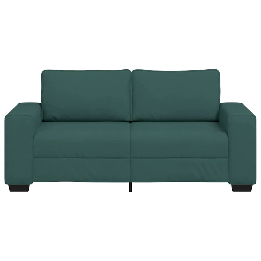 Canapé 2 places vert foncé 180 x 77 x 82 cm en tissu - 4