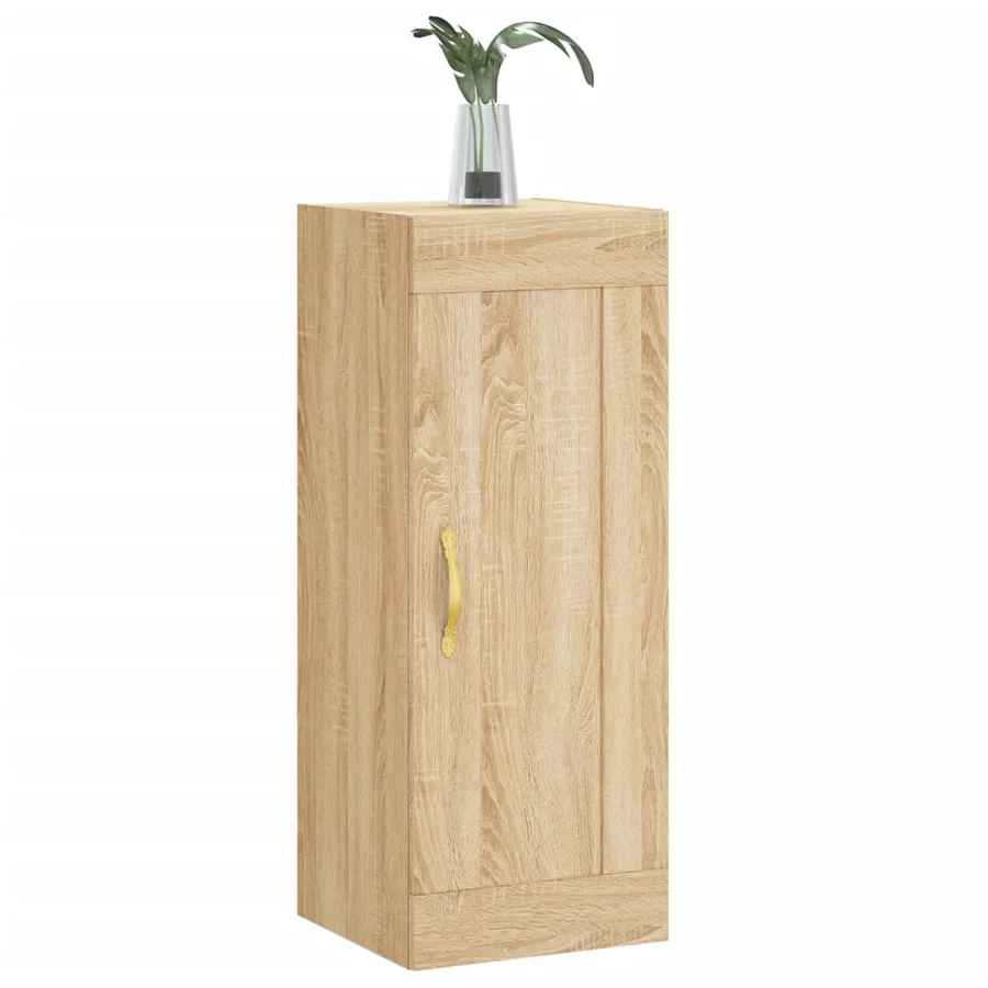 Armoire murale chêne sonoma 34,5x34x90 cm bois d'ingénierie - 3