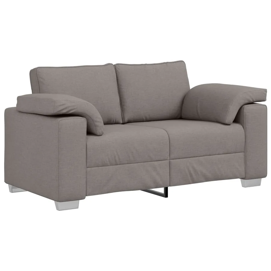 Canapé deux places Taupe 160 cm tissu
