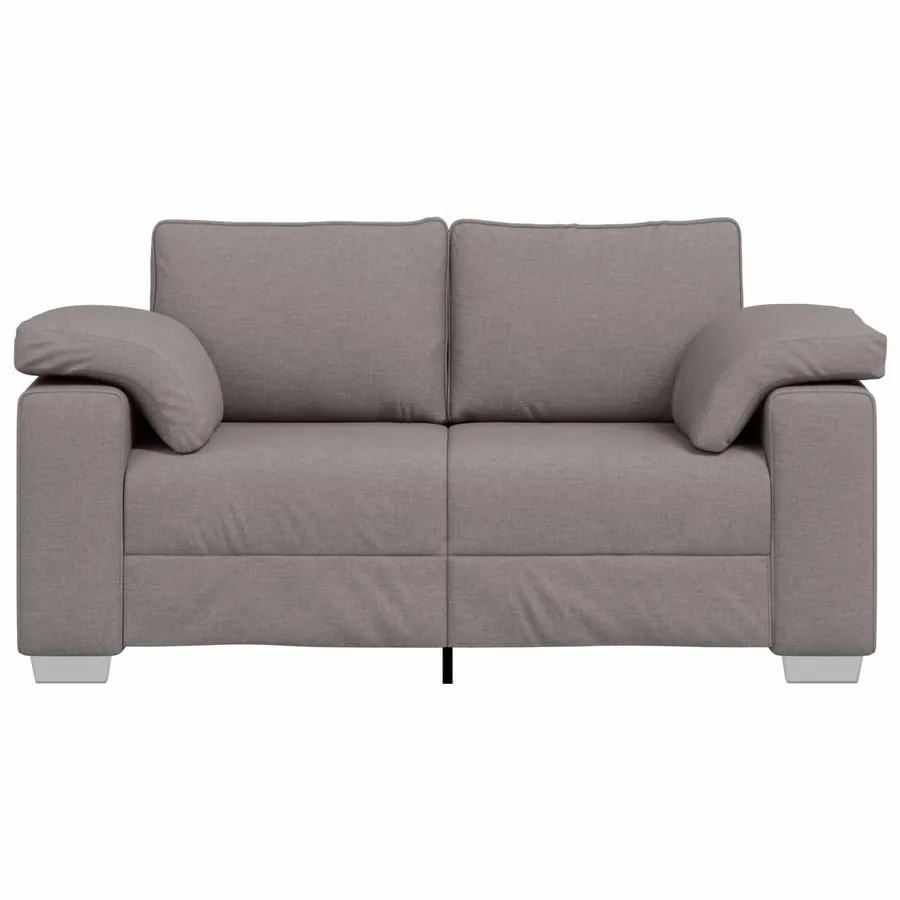Canapé deux places Taupe 160 cm tissu - 2