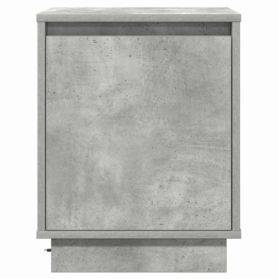 Cabinet de chevet Gris béton 39 x 34,5 x 50 cm - 7
