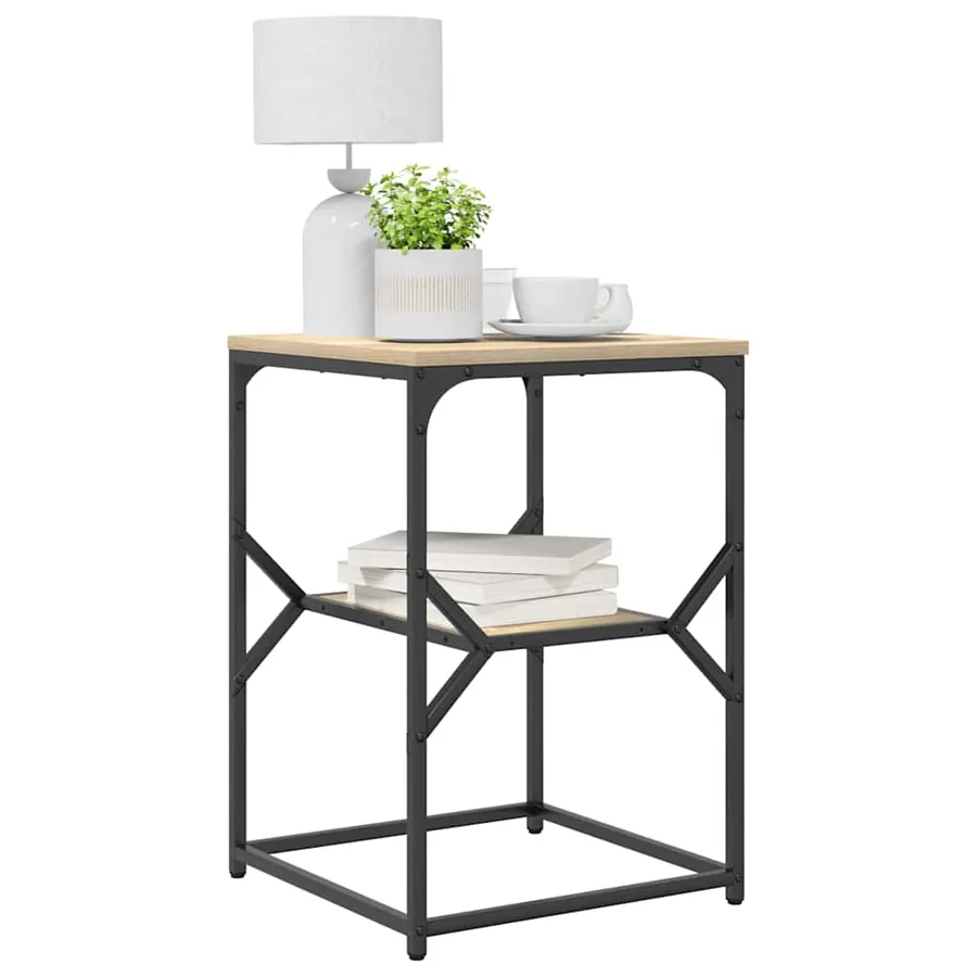 Table d'appoint Chêne Sonoma 41 x 40 x 60 cm - 3