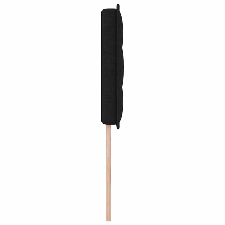 Tête de lit Noir 80 cm tissu - 6