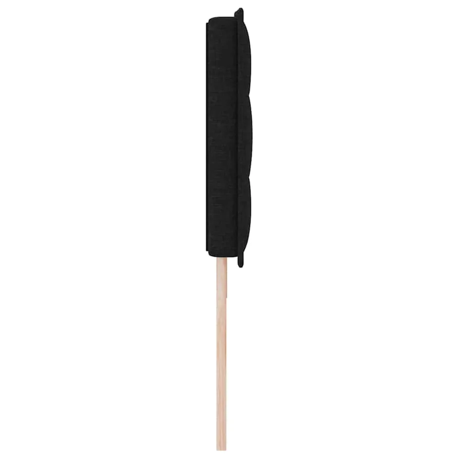 Tête de lit LED avec bandes LED Noir 180 cm tissu - 6