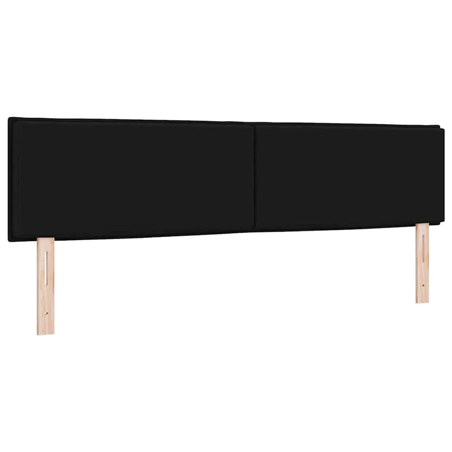 Tête de lit LED avec bandes LED Noir 180 cm tissu - 7