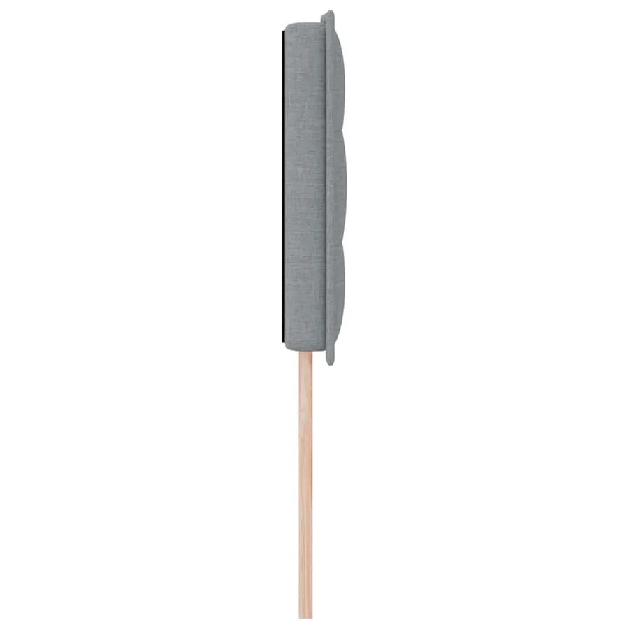 Tête de lit Gris clair 160 cm tissu - 5