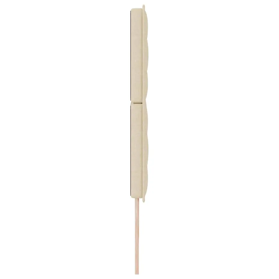 Tête de lit Crème 200 cm tissu - 5