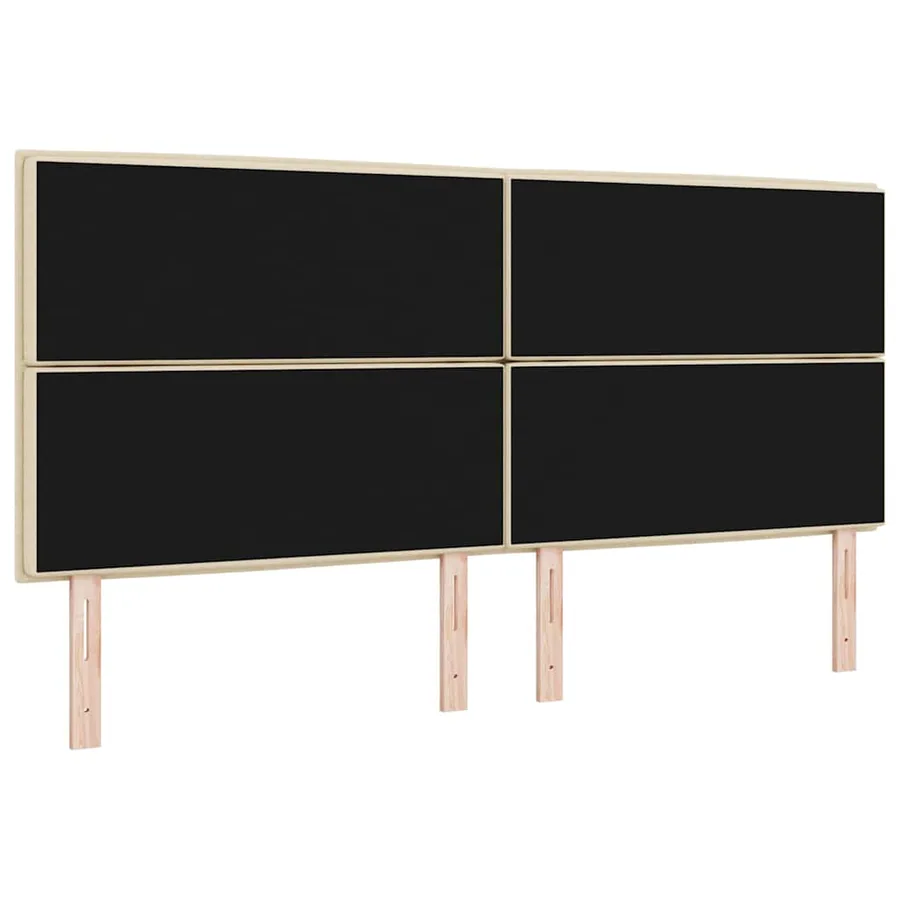 Tête de lit Crème 200 cm tissu - 6