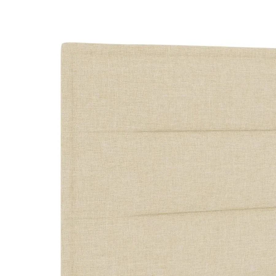 Tête de lit Crème 200 cm tissu - 7