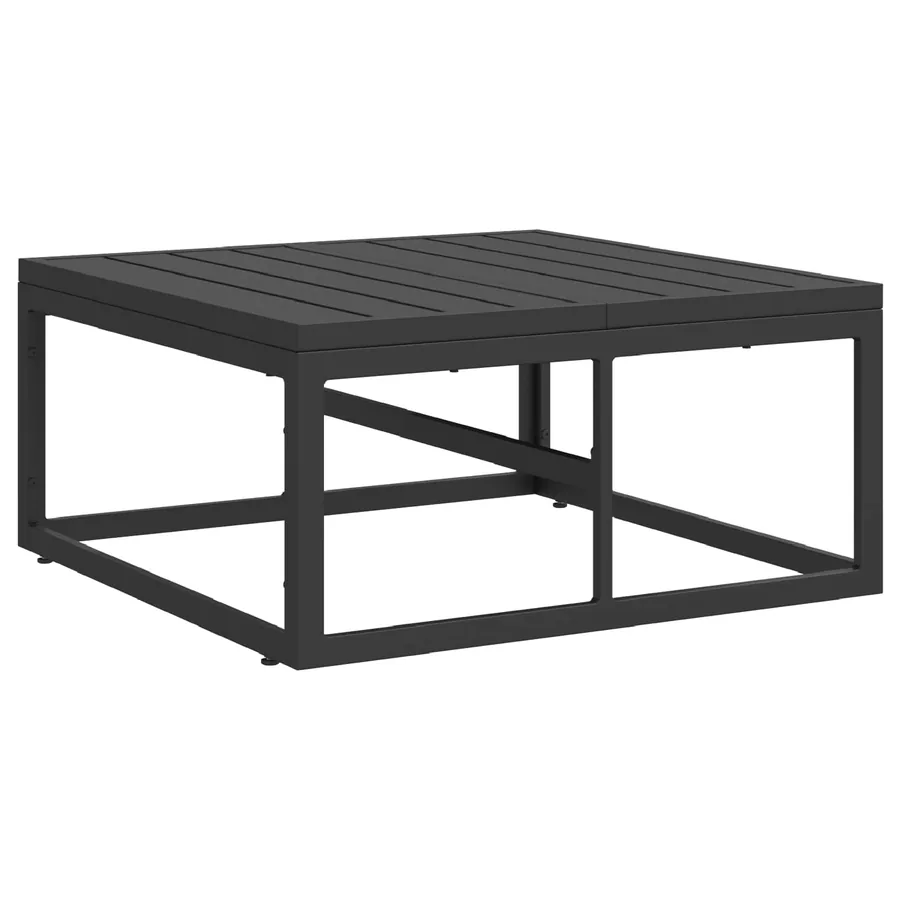 Ensemble de canapé de jardin 5 pcs Noir Métal - 5