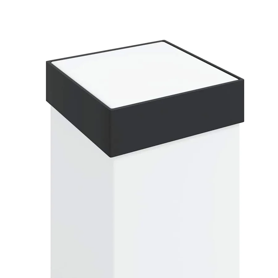 Bornes lumineuses avec sortie lot de 3 50 cm noir IP44 - 6