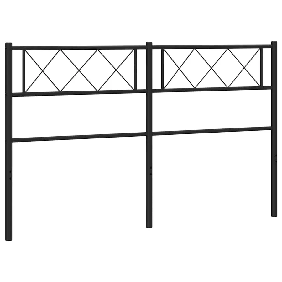 Tête de lit de remplacement métal noir 150 cm - 2
