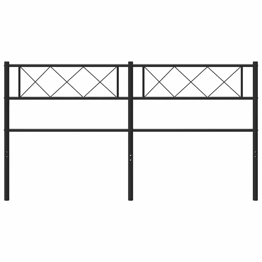 Tête de lit de remplacement métal noir 150 cm - 3