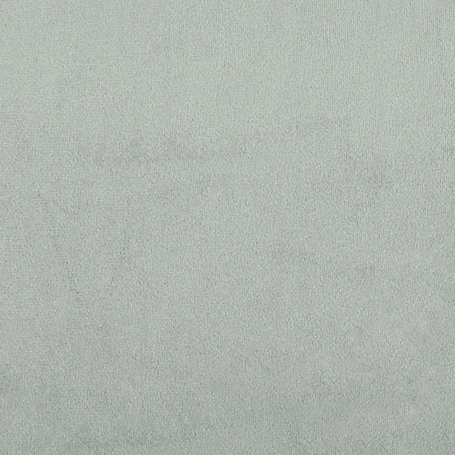 Chaise Œuf avec Pouf Gris clair Velours - 9